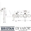 Bristan Opac Commencial Exposed Mini Shower Valve Dimensions